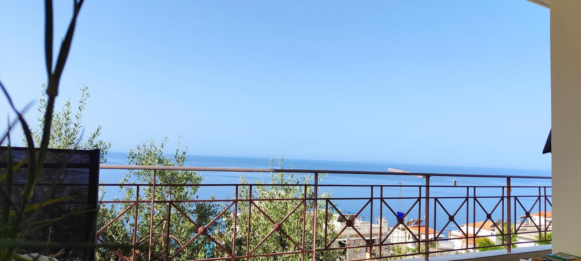 Villa Tato: Horizon Haven With Panoramic Sea Views In Himare. Eksteriør billede
